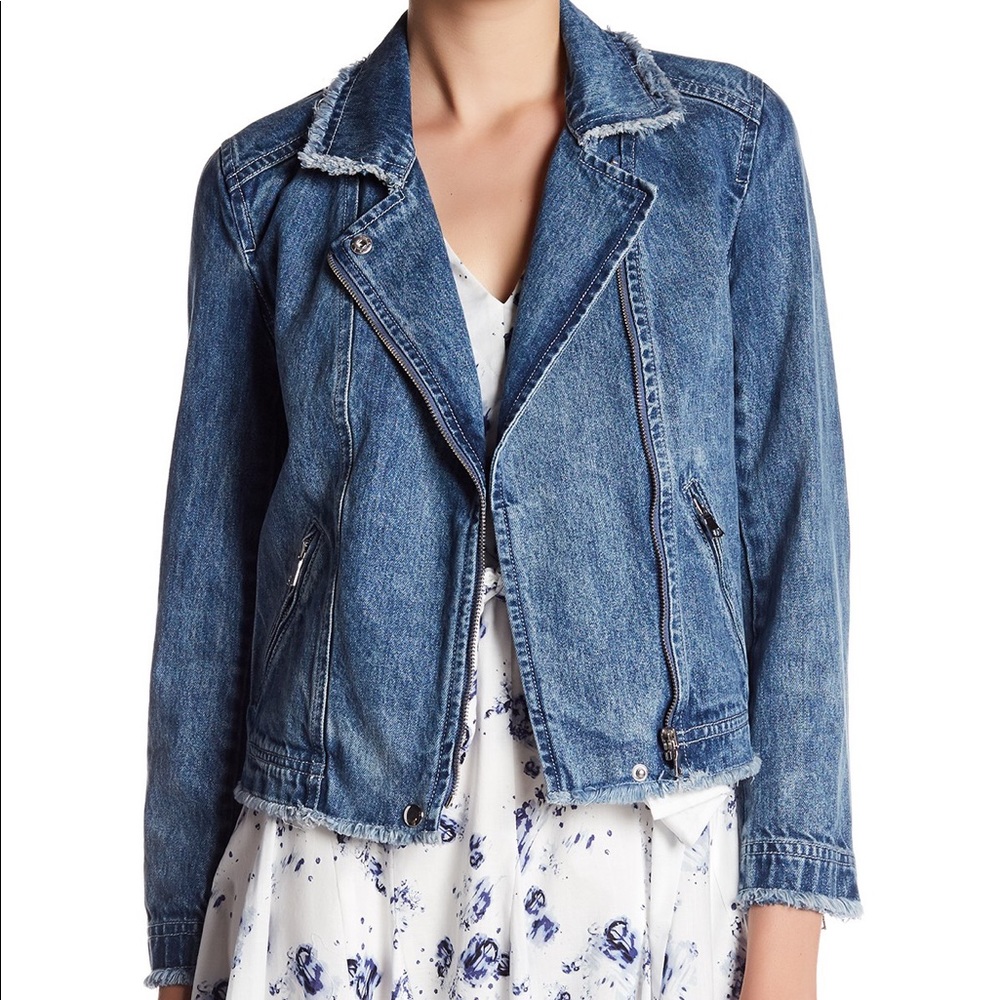 Rebecca Taylor Washed Denim Jacket